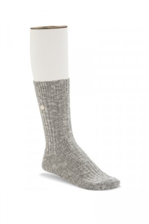Birkenstock sokker fashion slub grå-hvit Dame